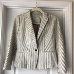 Loft pinstriped blazer